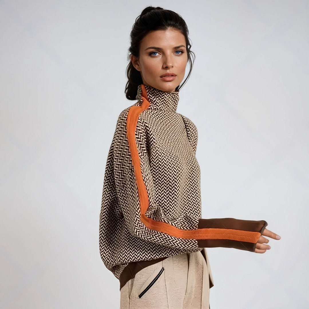 Regina | Sweter z wysokim kołnierzem