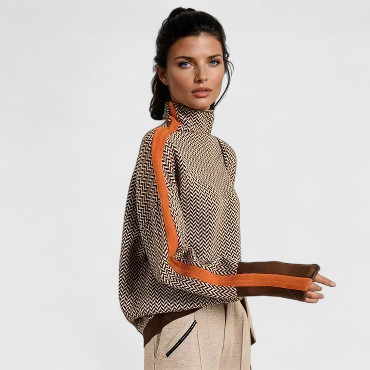 Izabela | Sweter z Polgolfem