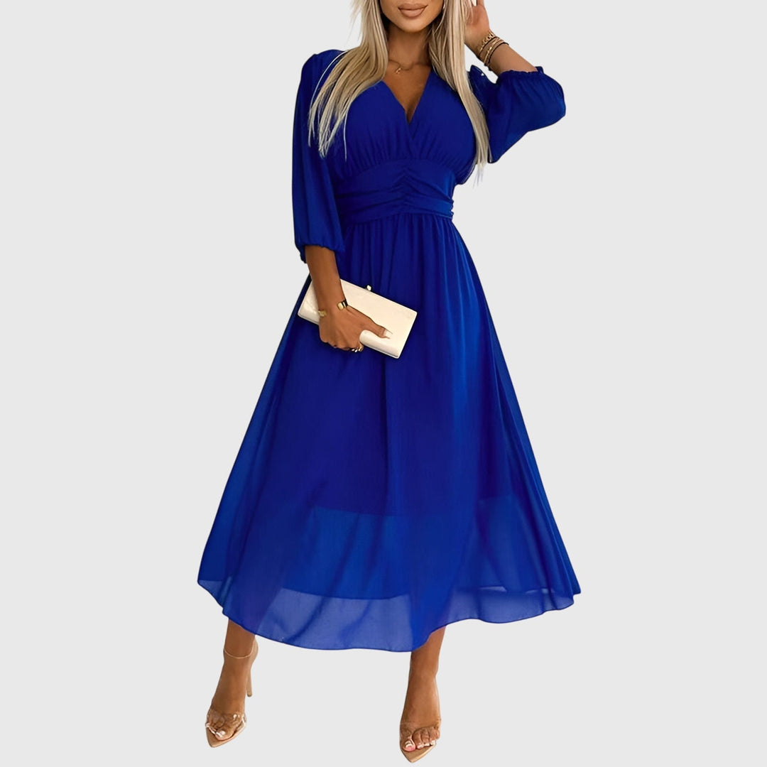 Norma | Robe en Chiffon Soie Léger