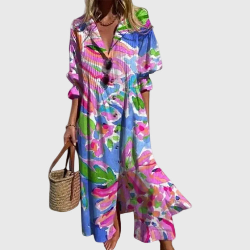 Zariah | Elegancka Boho Maxi Sukienka