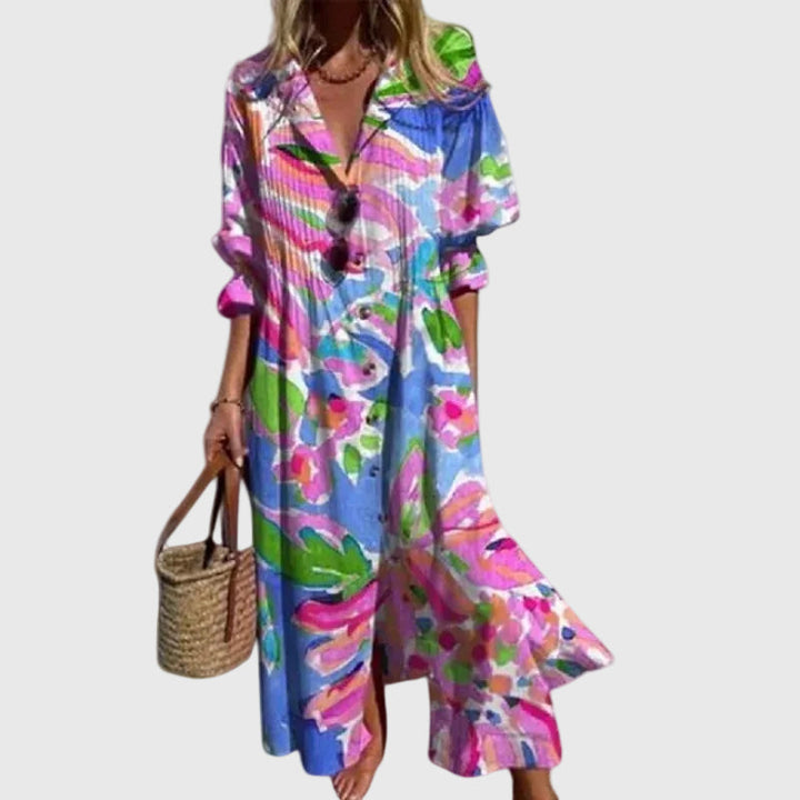 Zariah | Elegancka Boho Maxi Sukienka