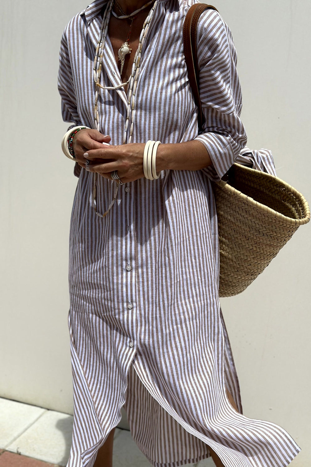 Jada | Robe Rayée Classique