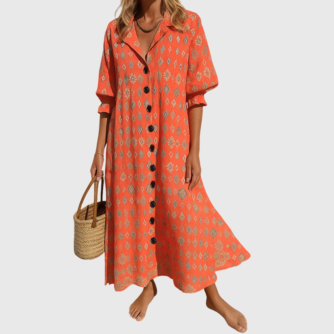 Bente | Robe Élégante Amincissante