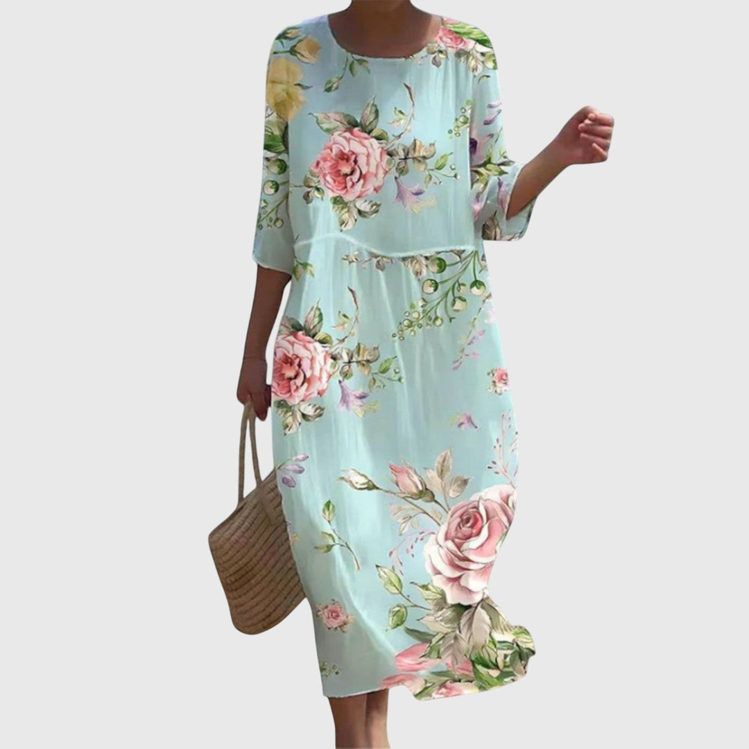 Ruth | Robe Maxi Florale Élégante