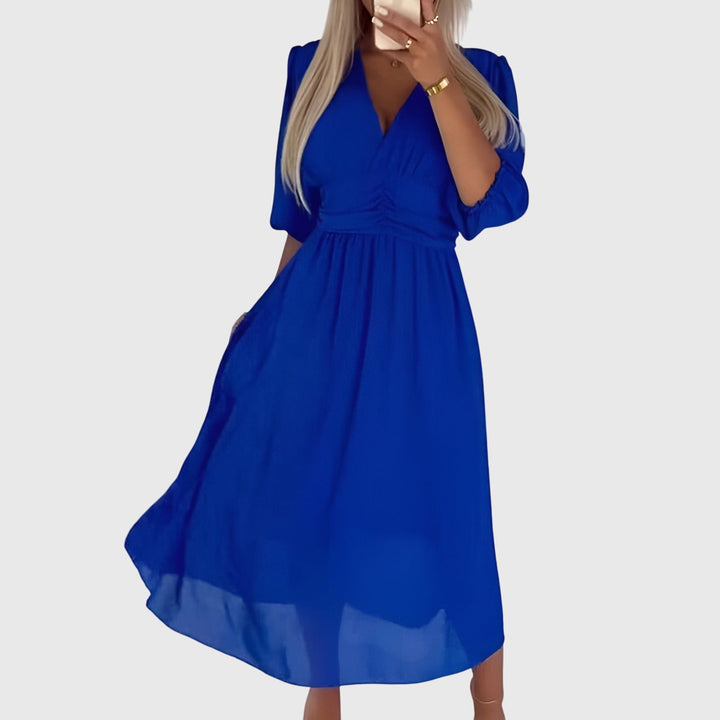 Norma | Robe en Chiffon Soie Léger
