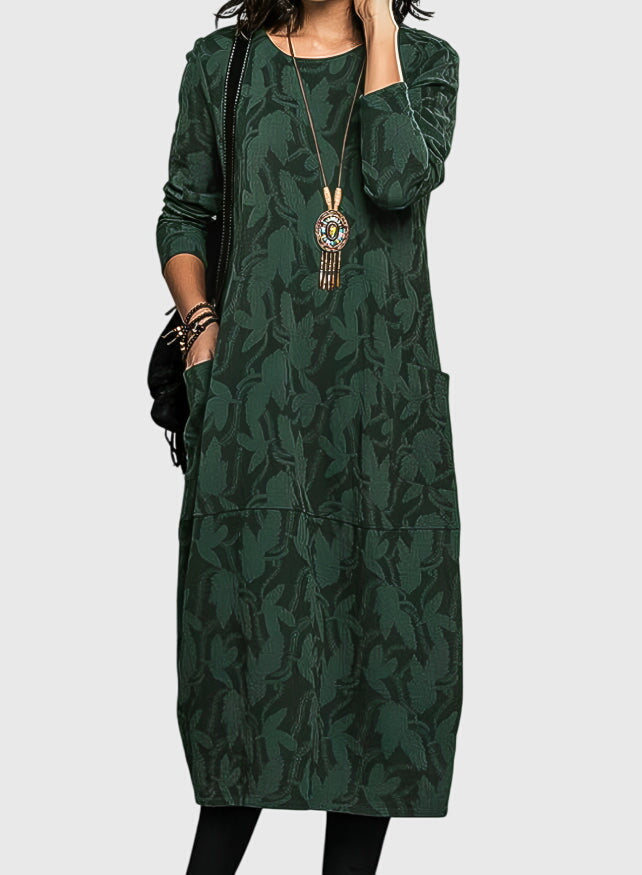 Julia | Robe Décontractée à Col Ronde