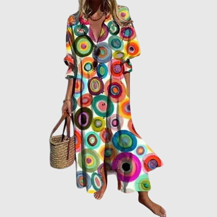 Zariah | Elegancka Boho Maxi Sukienka