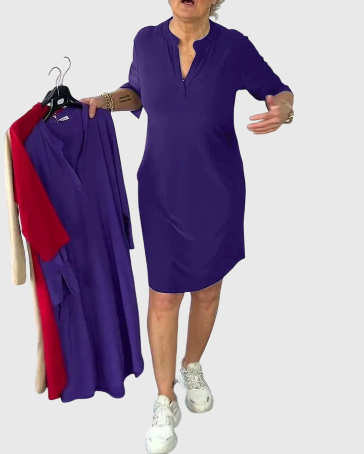 Clarissa | Robe V-Cou Unie