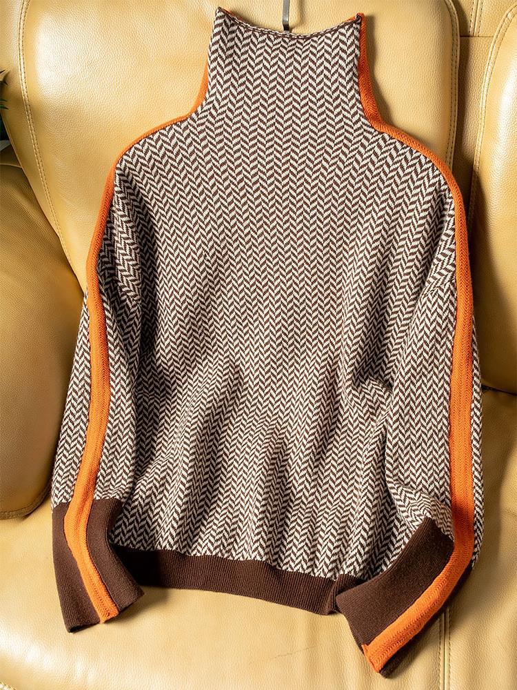 Regina | Sweter z wysokim kołnierzem