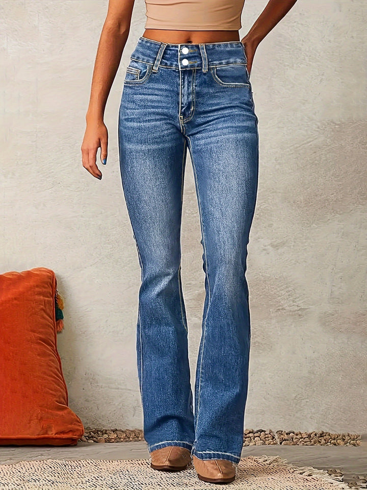 Melanie | Jeans évasés taille haute