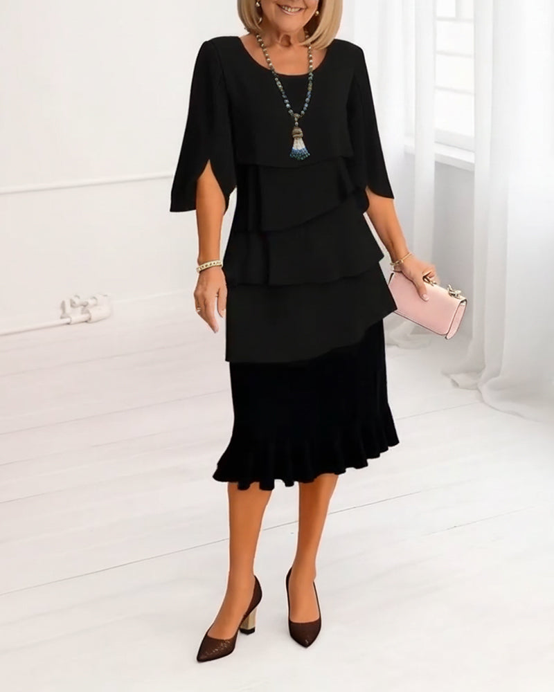 Charlotte | Robe Midi Élégante