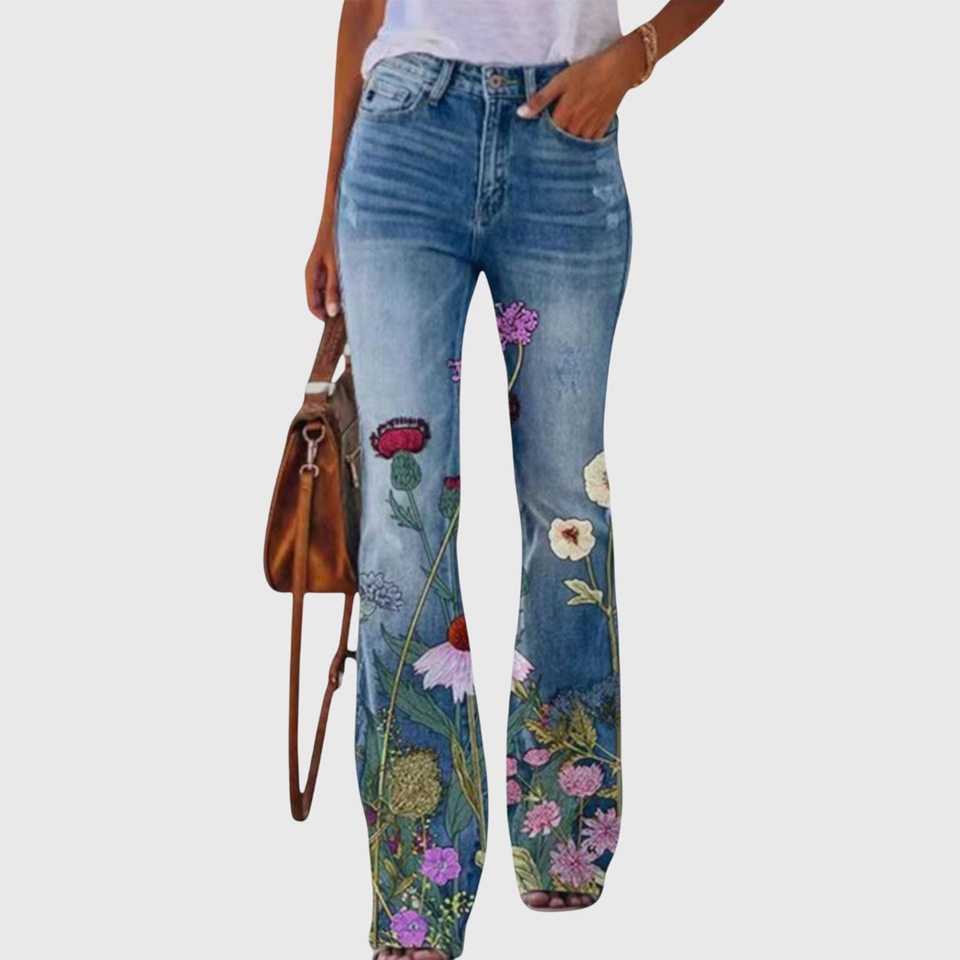 Cheri | Pantalons à Imprimé Floral