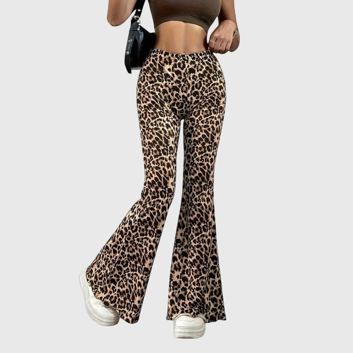 Sue | Pantalon Bootcut Léopard