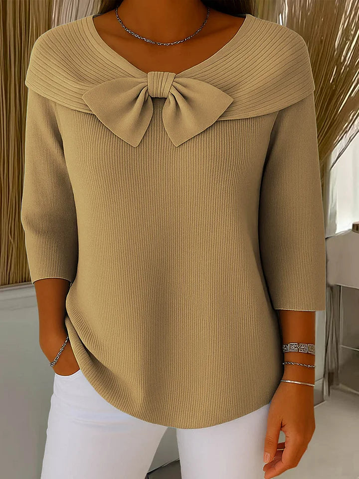 Adrianna | Elegancki Top z Kokardą