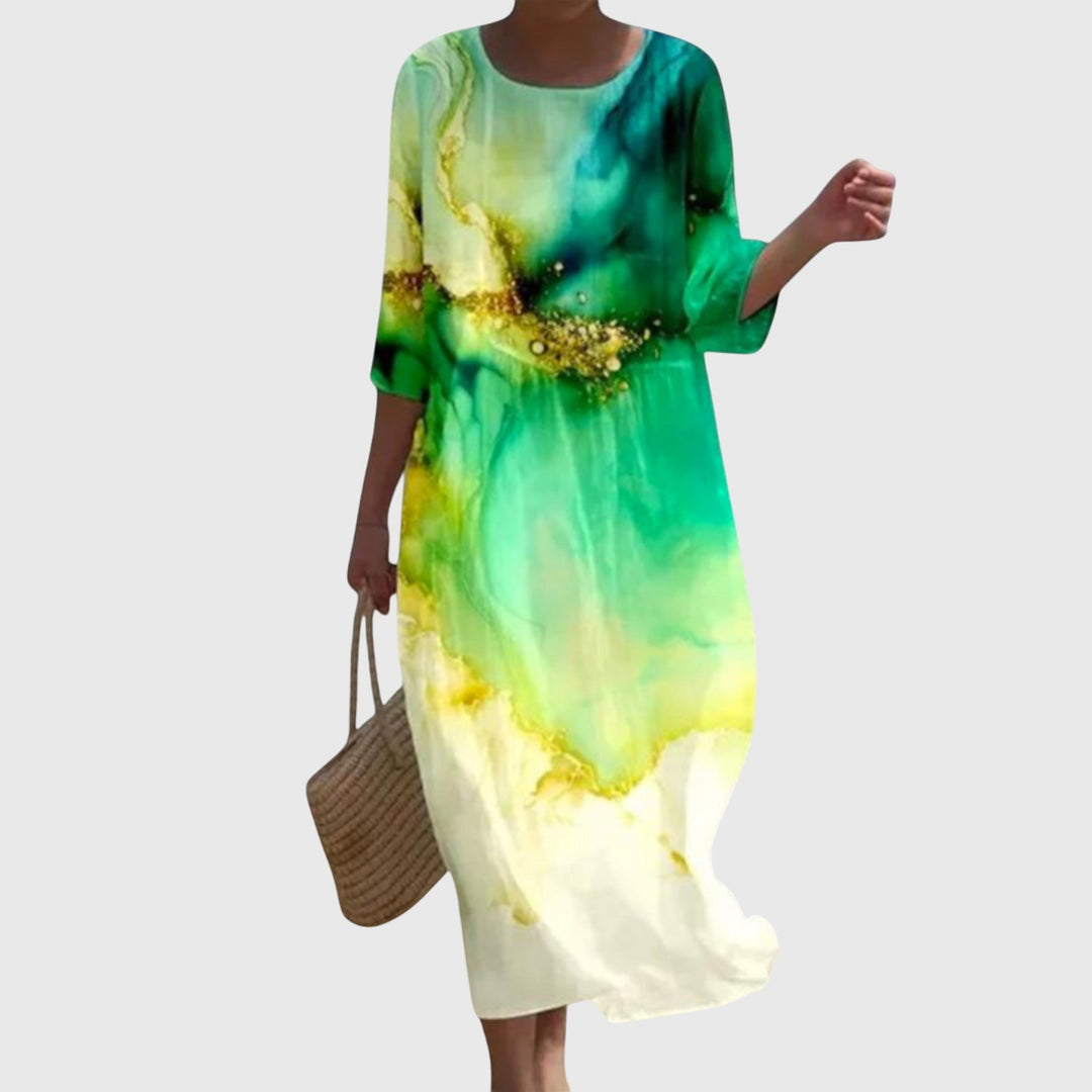 Ruth | Robe Maxi Florale Élégante