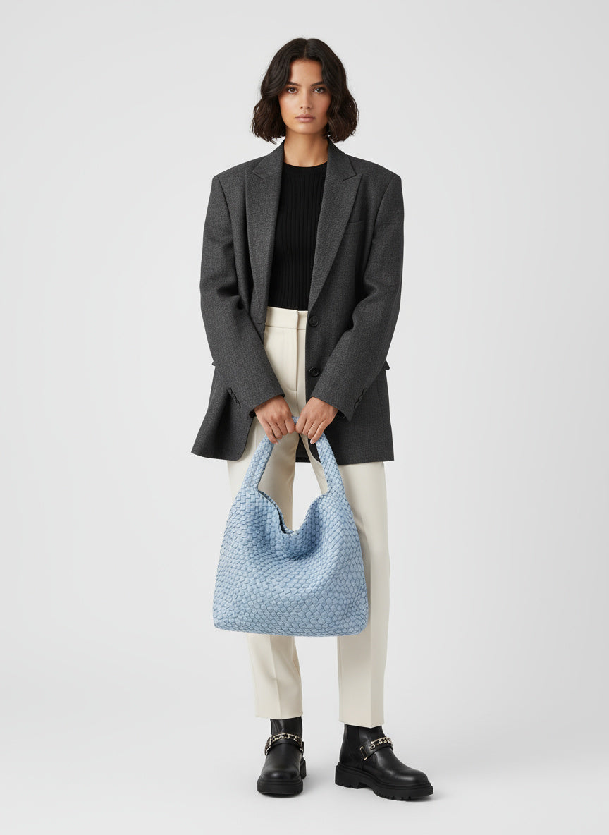 Sac Hobo Tressé Élégant