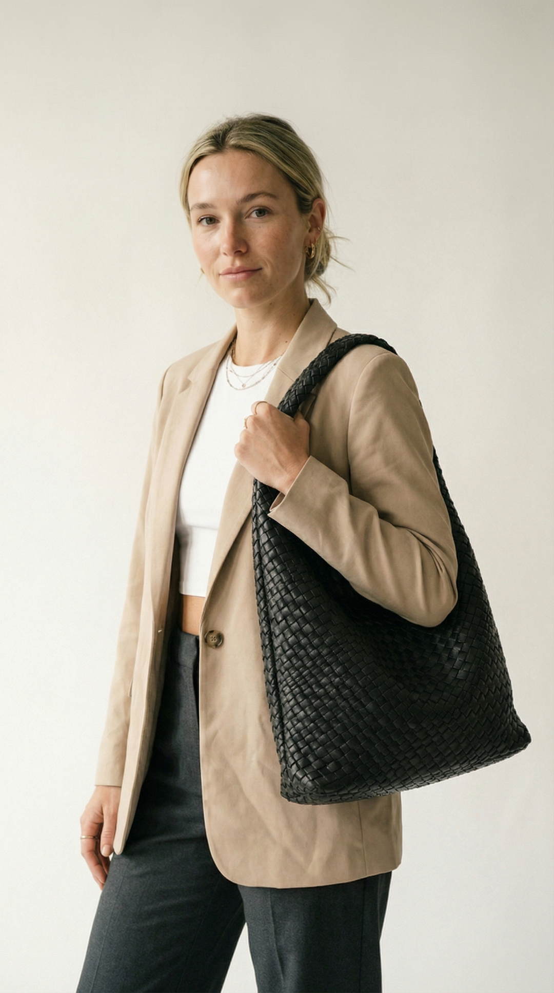 Sac Hobo Tressé Élégant
