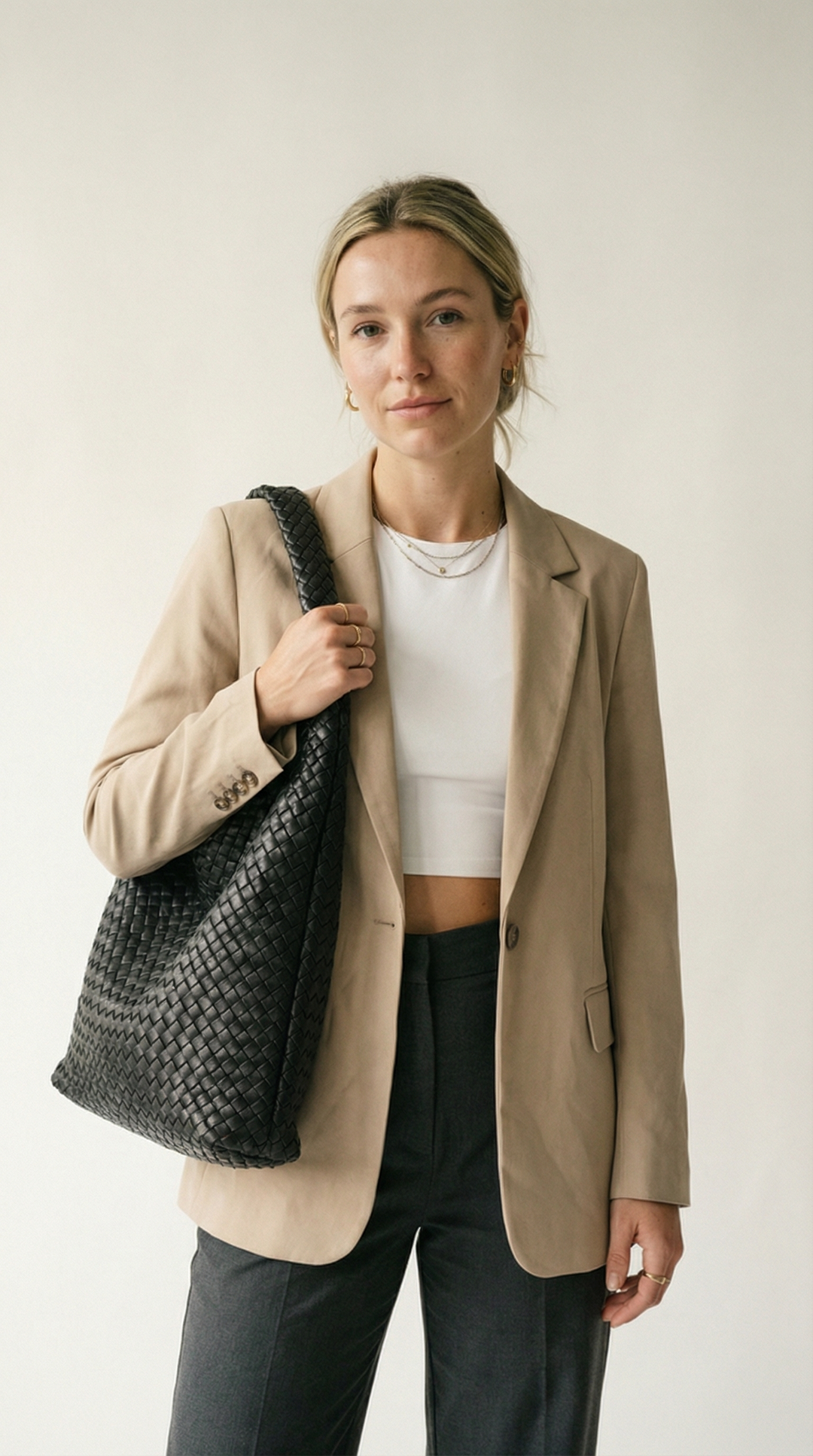 Sac Hobo Tressé Élégant