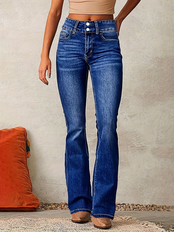 Melanie | Jeans évasés taille haute