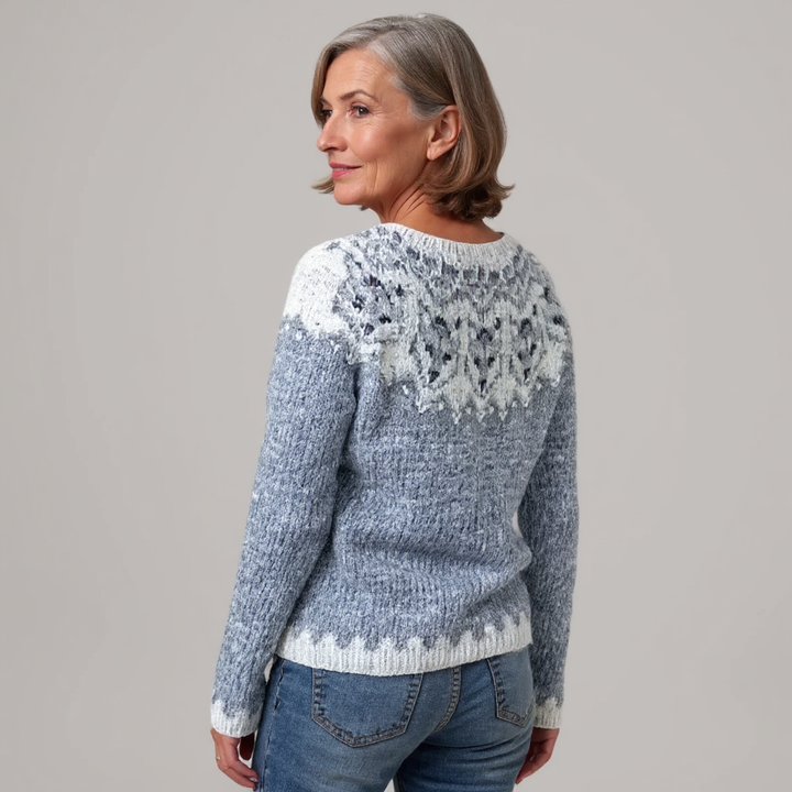 Athena | Vintage Islandzki Sweter Wełniany