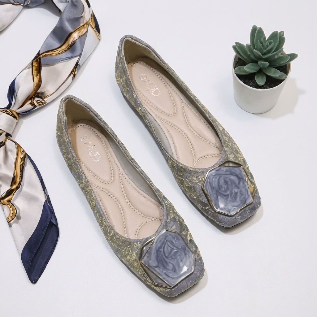 Ballerines en Maille Liora