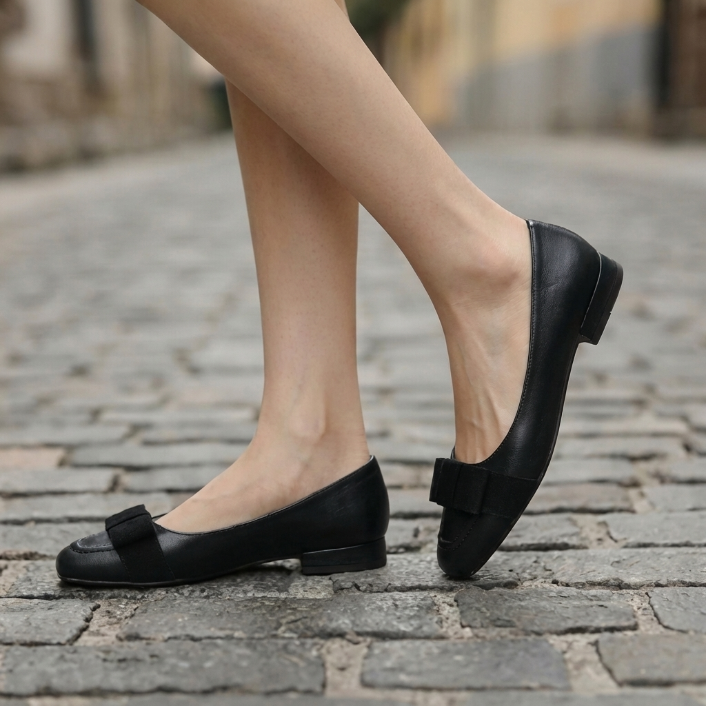 Ballerines en Cuir Camille