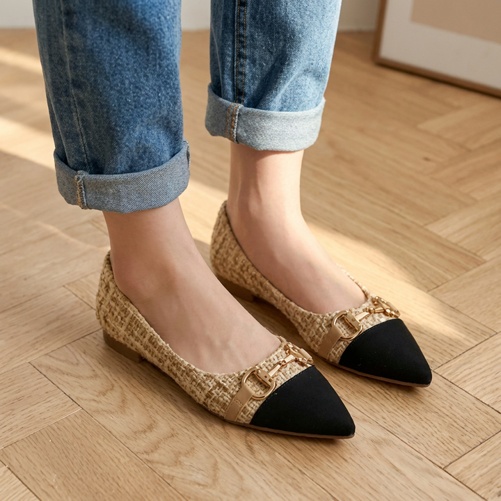 Ballerines en Tweed Verona