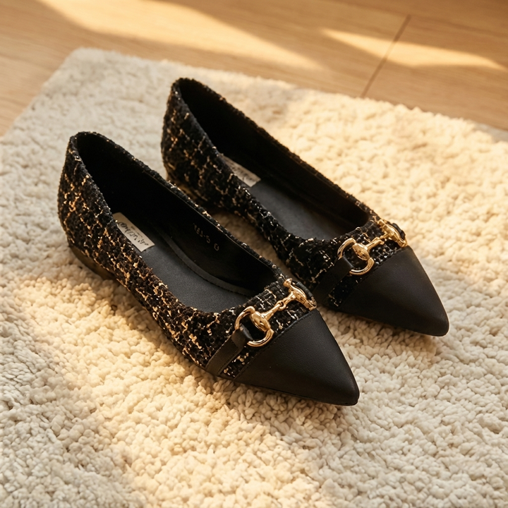 Ballerines en Tweed Verona