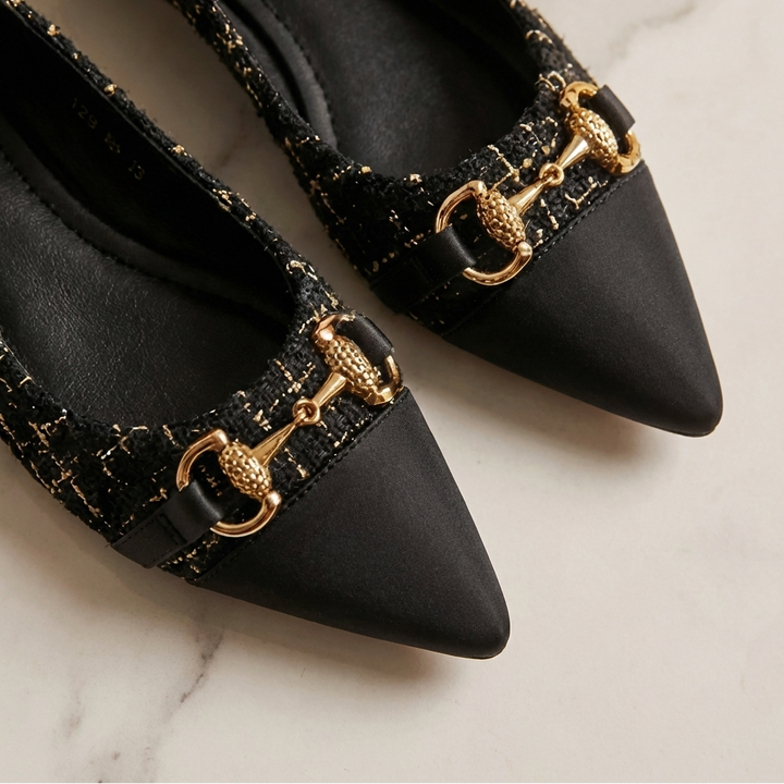 Ballerines en Tweed Verona