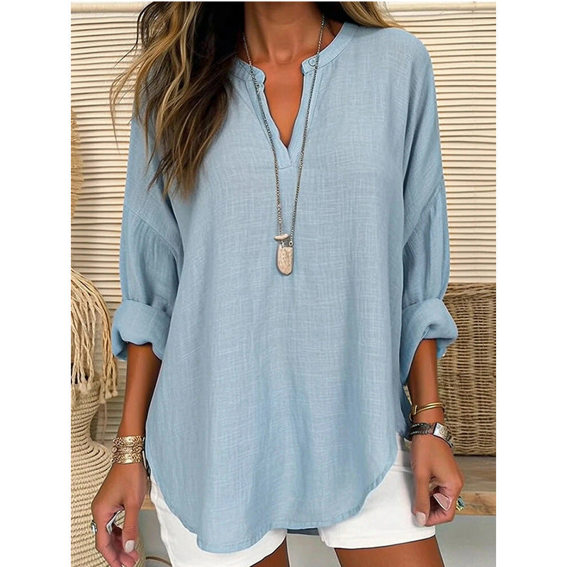 Moa | Blouse Chic Col V