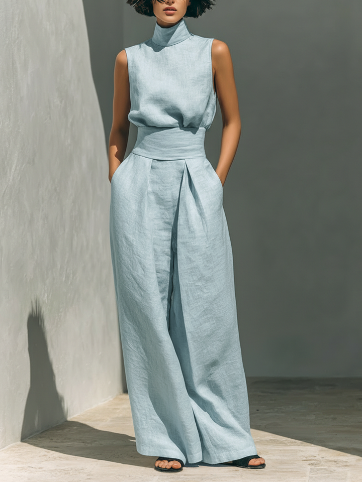 Ariana | Ensemble Large en Lin Élégant