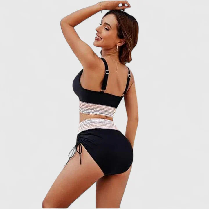 Loretta | Ensemble de Bikini Élevé Élégant