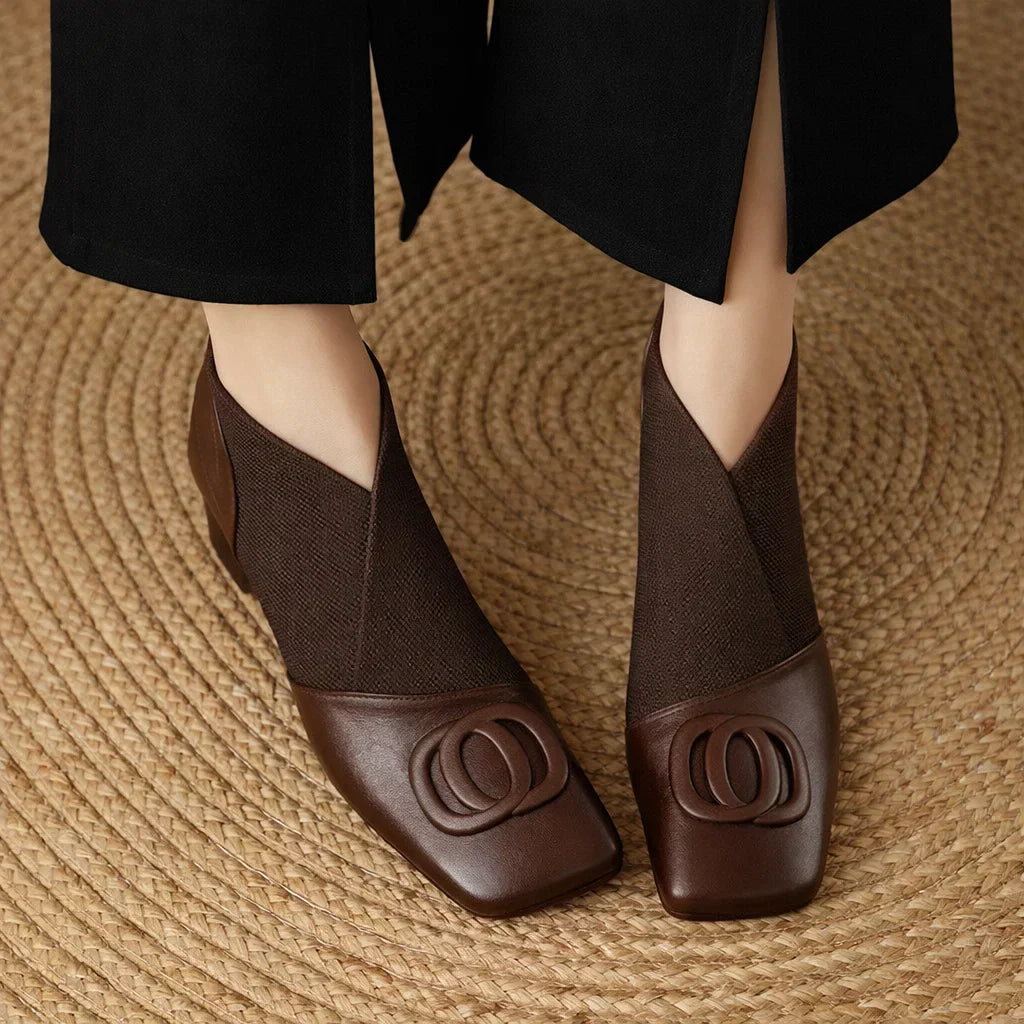 Bottes en cuir Opium