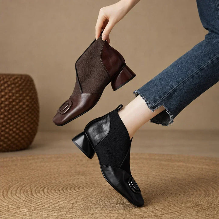 Bottes en cuir Opium