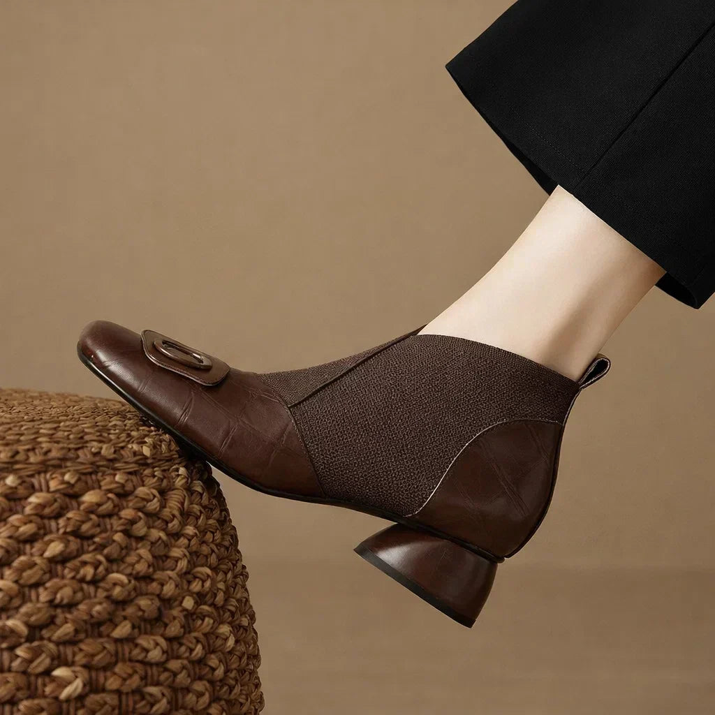 Bottes en cuir Opium